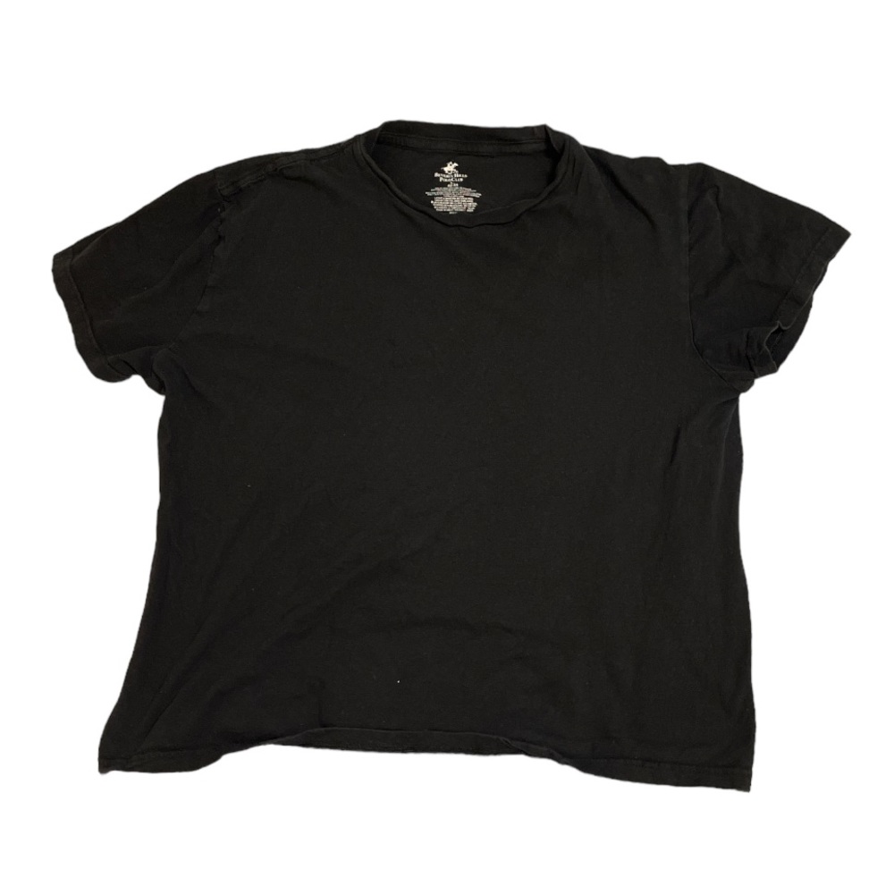 Black polo club shirt. Size large.